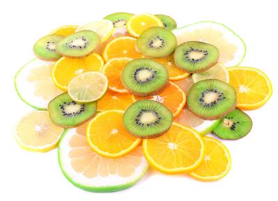Grapfruit, kiwi, orange Grapfruit, kiwi, orange